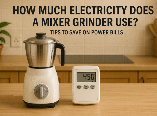 Mixer grinder electricity usage tips.