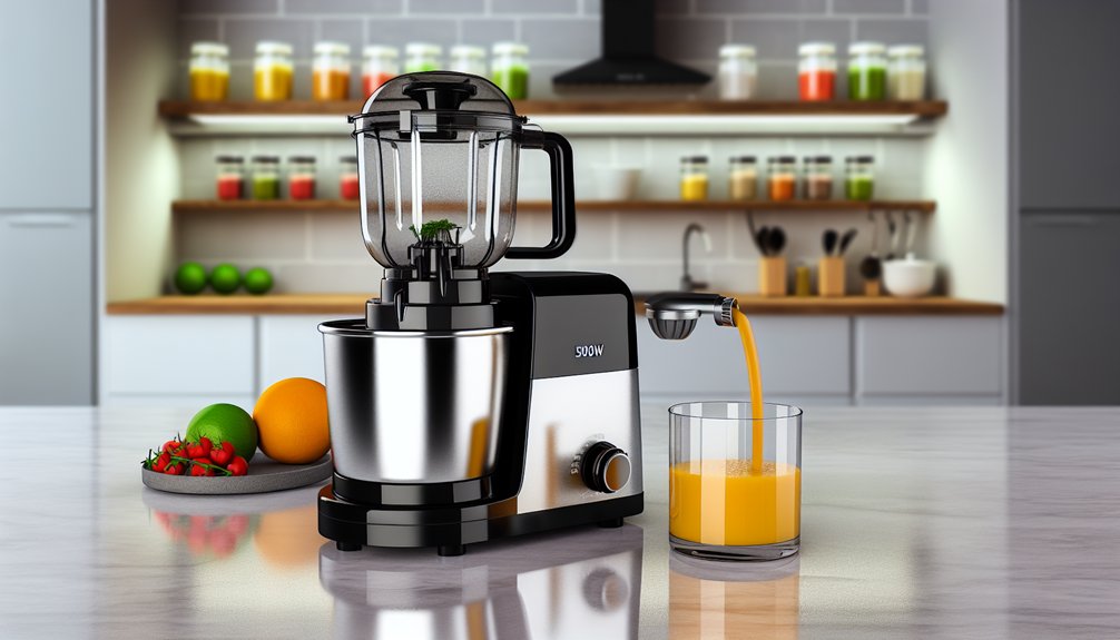 bajaj rex 500w juicer attachment