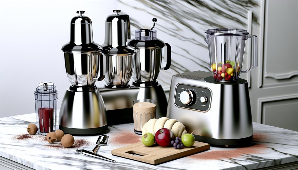 blenders emulsify mixers grind