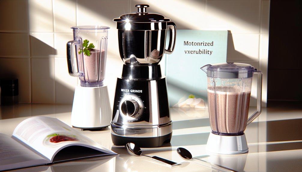 mixer grinder vs blender capacity safety power usage