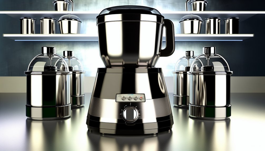 stainless easy clean safe mixer