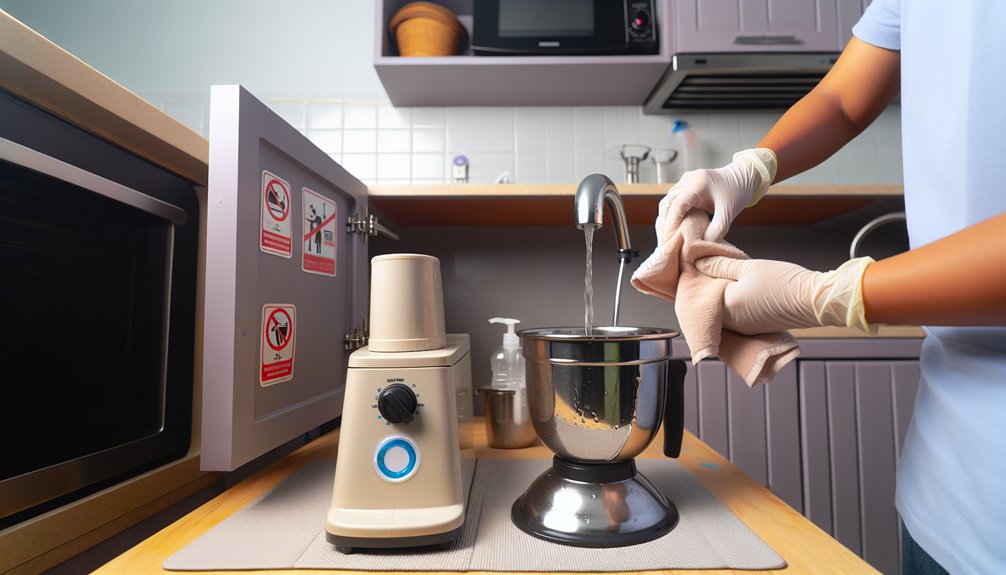 unplug cool disassemble clean