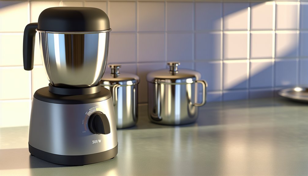 compact efficient 500w mixer grinder