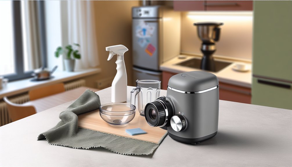 detachable jars smooth seals stainless surfaces