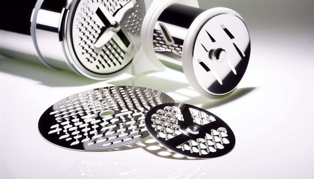 interchangeable stainless discs safely designed