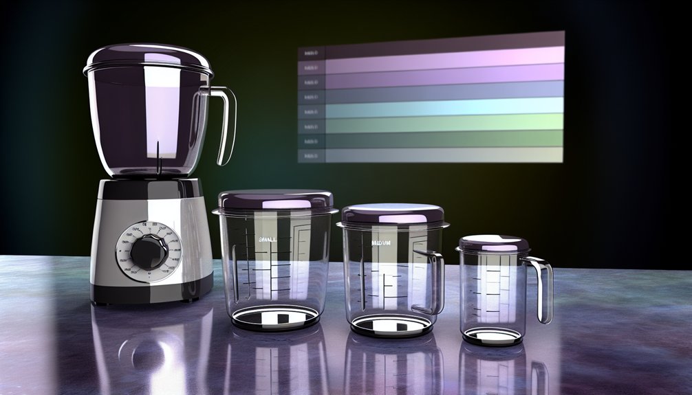 jar size matches batch volume guidelines