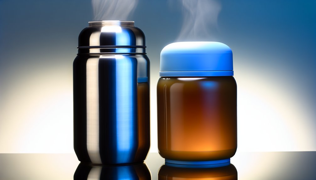 thermal retention by vacuum insulation