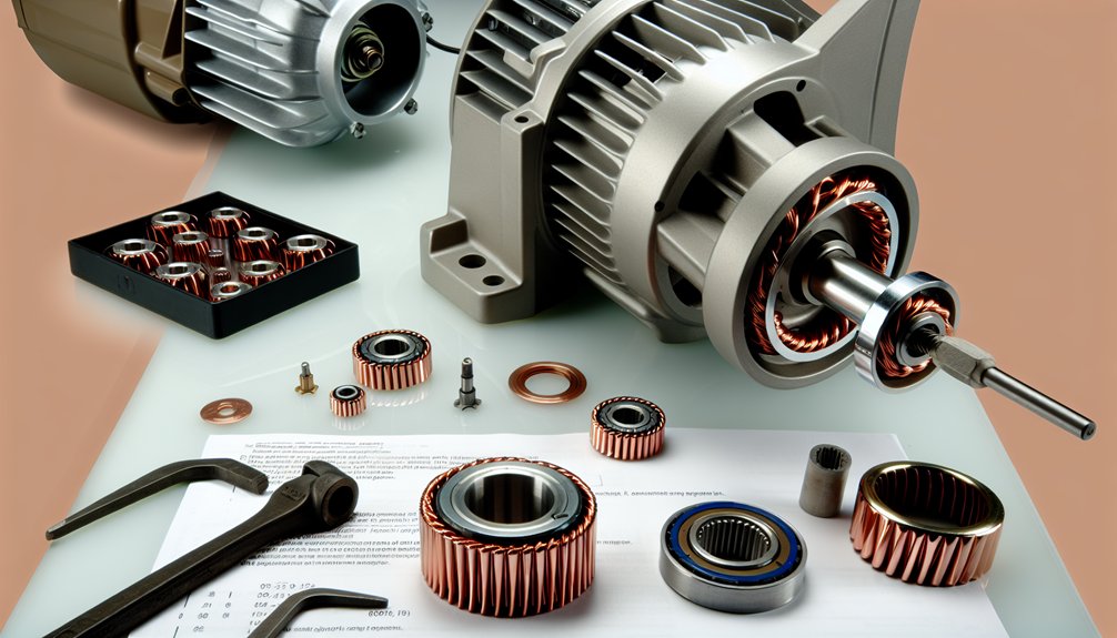 unplug inspect clean bearings