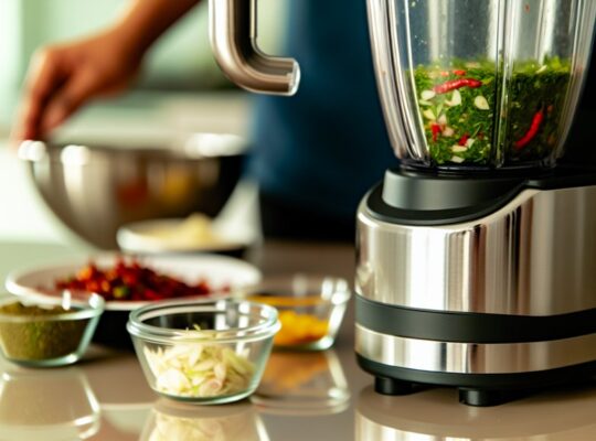 meal prep with mixer grinder routine